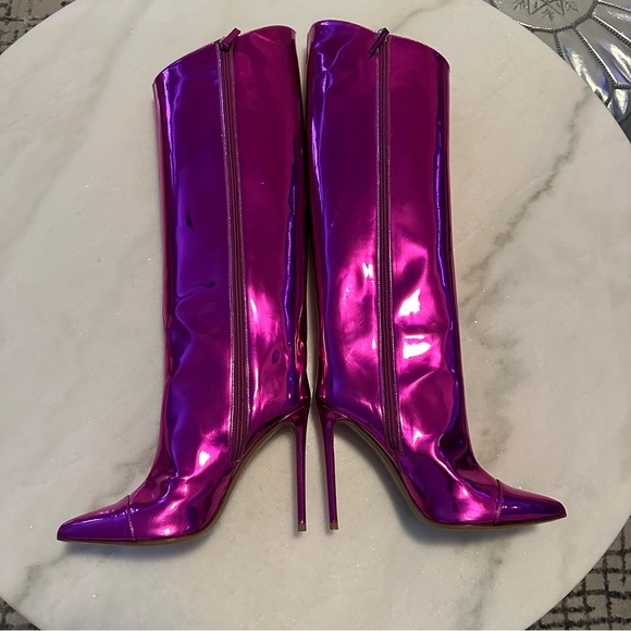 Alexandre Vauthier metallic boots - Picture 3 of 4